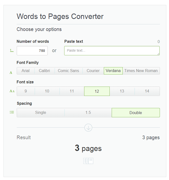 Words to Pages Converter from Essayhave